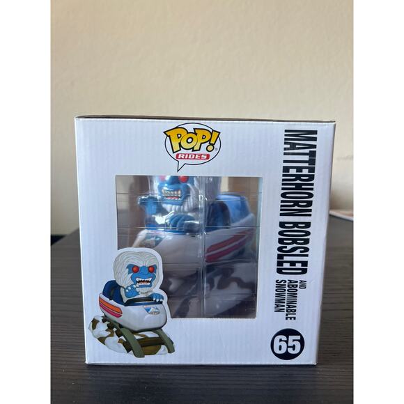 VAULTED EXC Matterhorn Bobsled & Abominable Snowman FUNKO POP RIDE #65 Disney - Picture 4 of 6